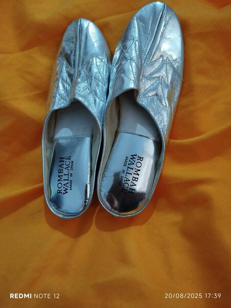 Chaussons argentés Rombah Wallace