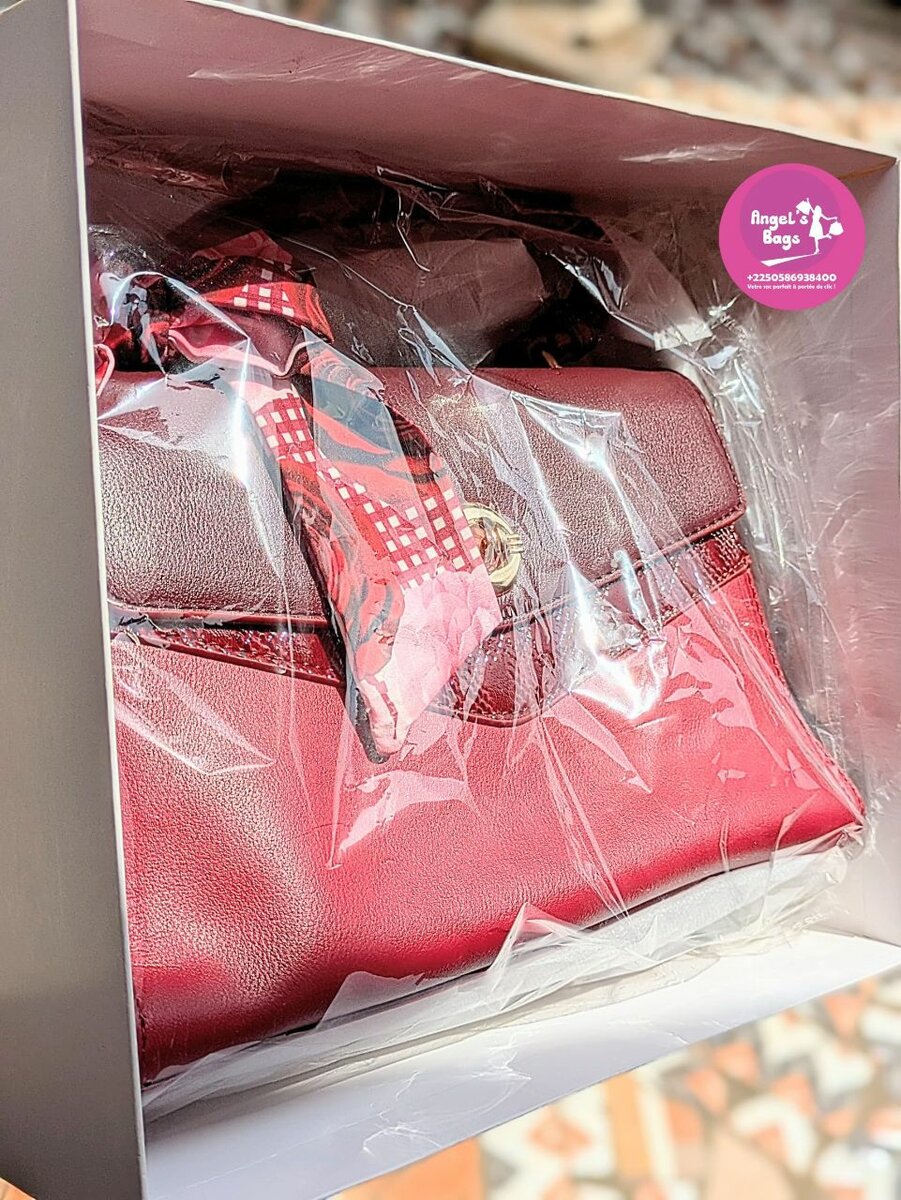 Sac à main rouge élégant