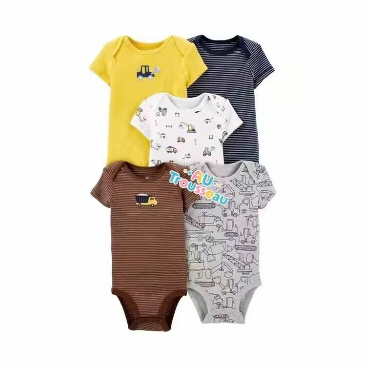 Lot de 5 bodies pour bébés