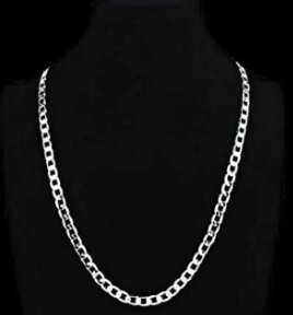 Style Stainless Steel Silver Nack Chain For Men And Boy