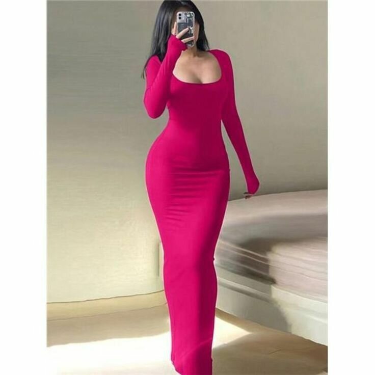 Robe longue moulante élégante