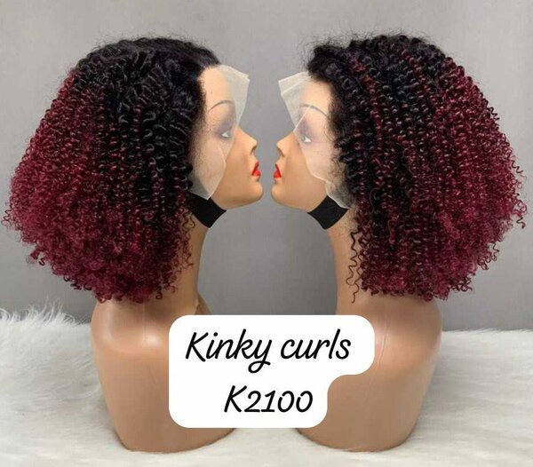 Kinky curls wig