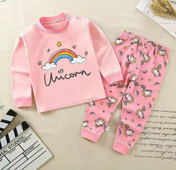 Хлопковая детская пижамка на девочку