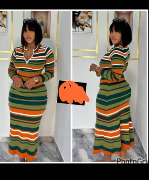 Robe à rayures élégante