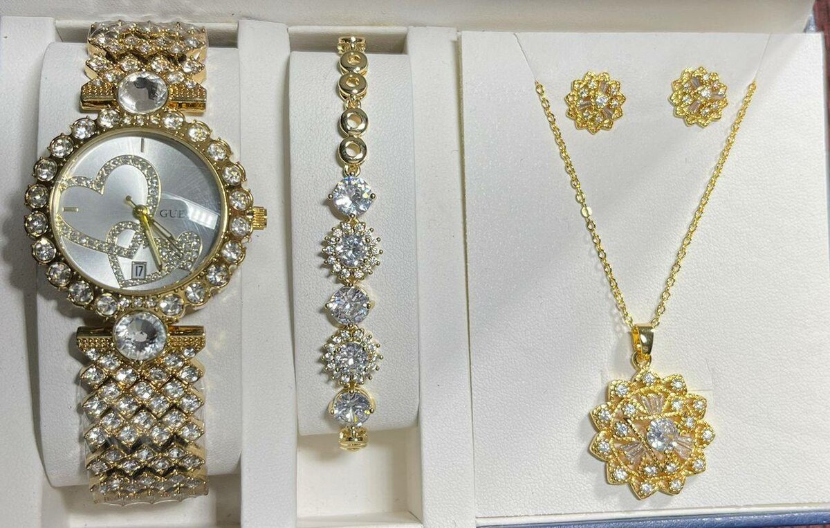 Quality Women's 4pcs Set Accessories+ Chocolate