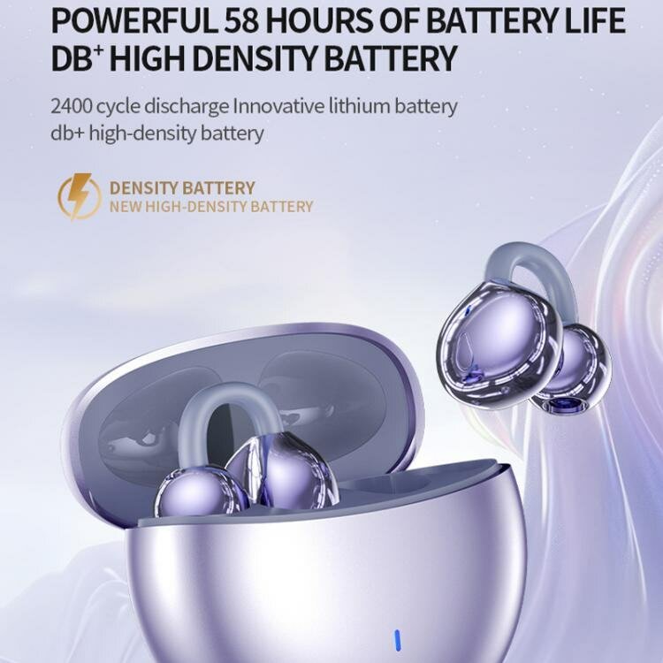 Écouteurs sans fil violet