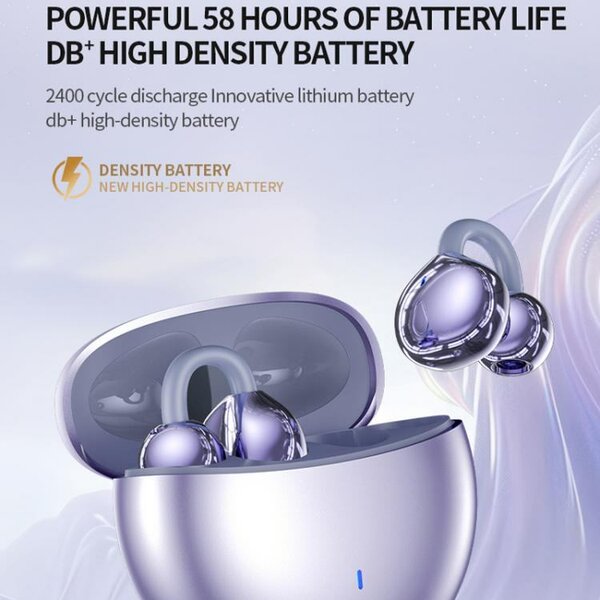 Écouteurs sans fil violet