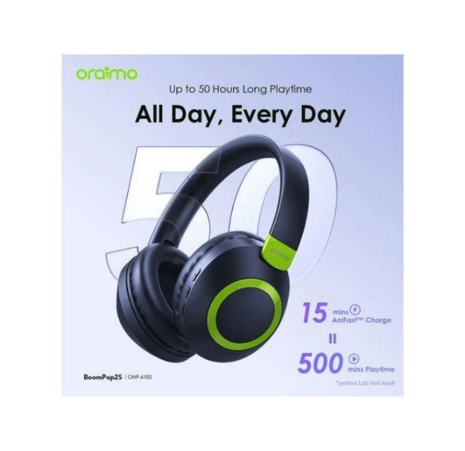 Casque Oraimo BoomPop25 Noir