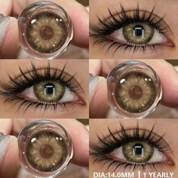 Lentilles de Contact Marron