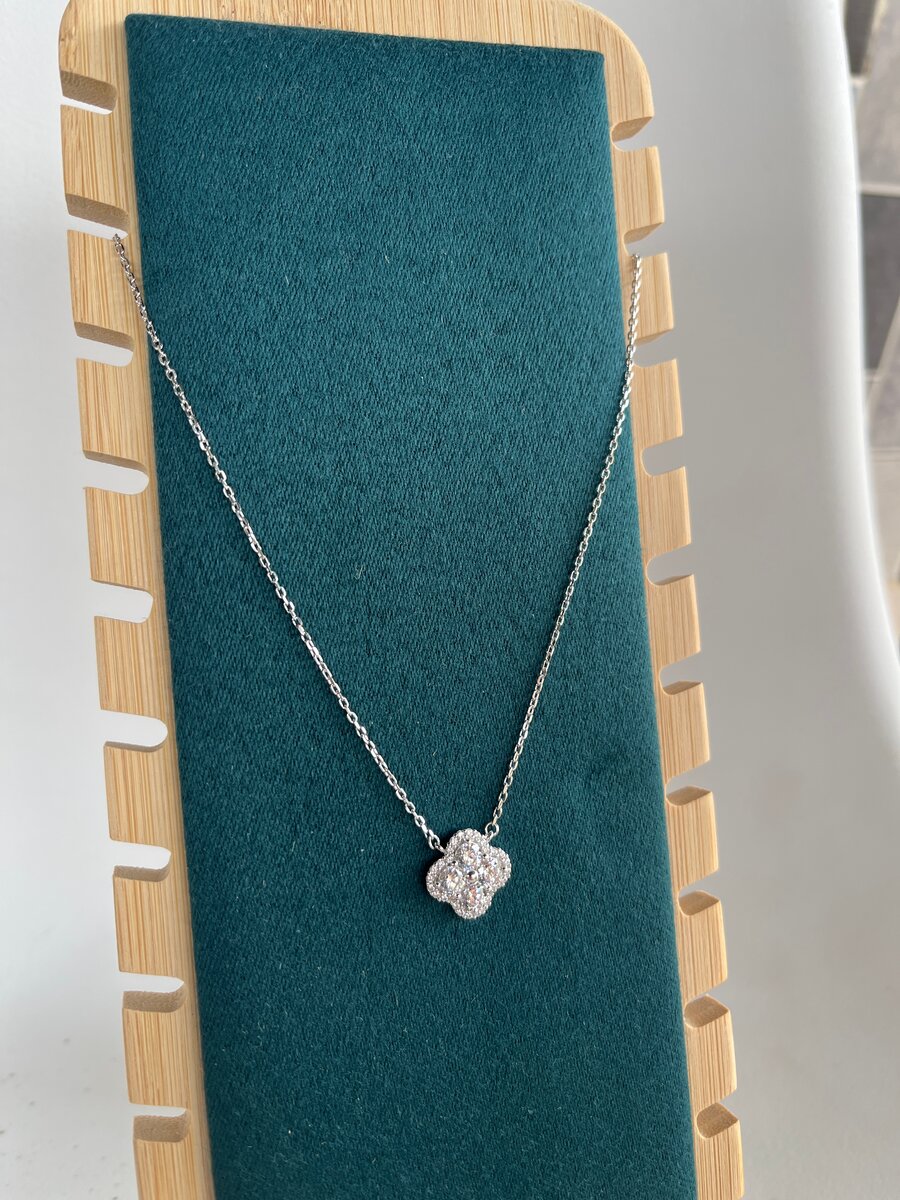 Collier Argent 925 Trèfle