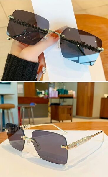 Lunettes de soleil carrées