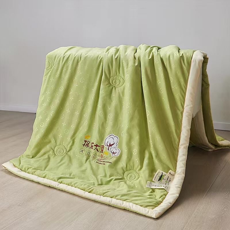 Couverture douce en coton bio