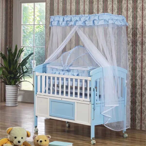 Lit Bébé Évolutif Bleu