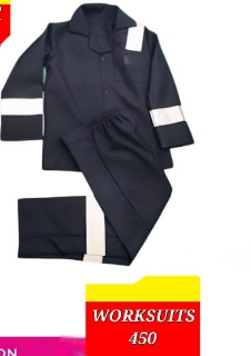 A work suit for a career day at a masquerade