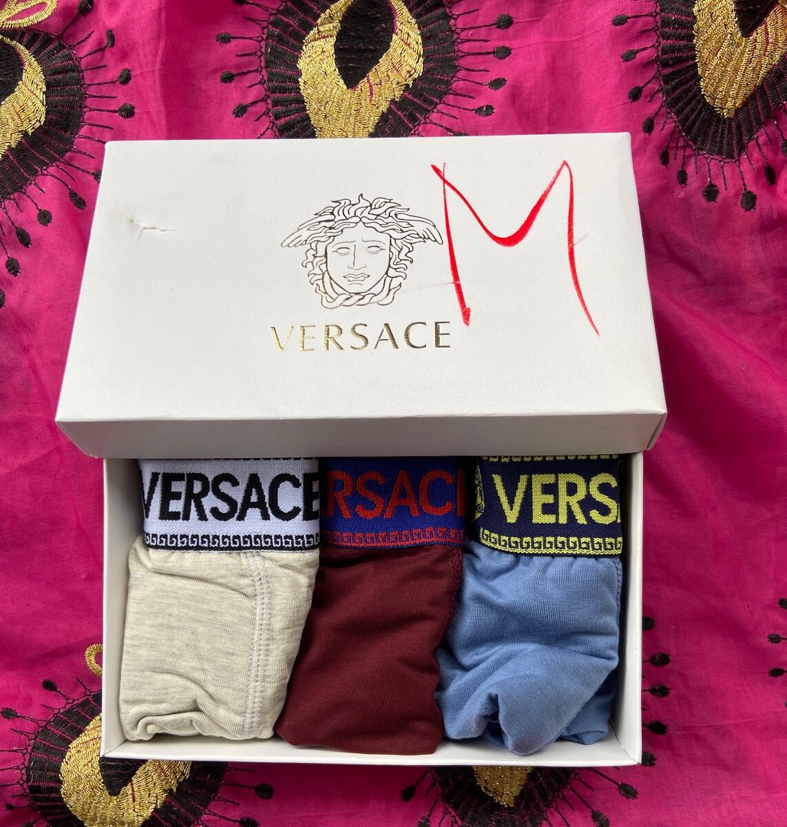 Boxers de marque Versace