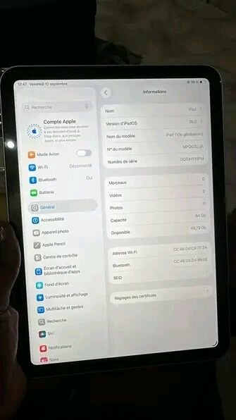 iPad Apple 64GB Wi-Fi