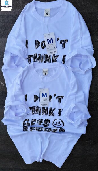 T-shirt blanc unisexe moderne