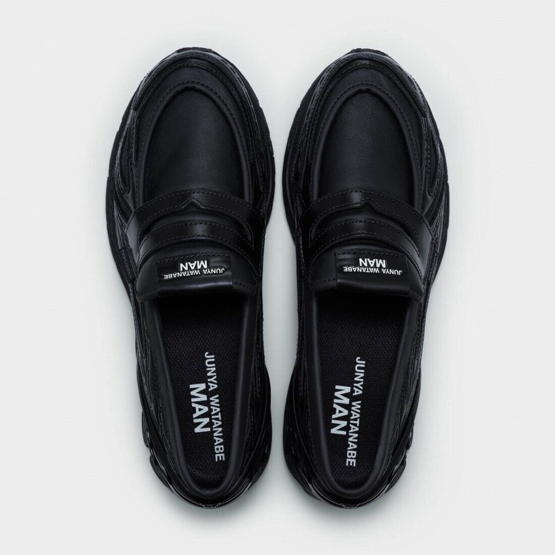 Mocassins noirs tendance homme
