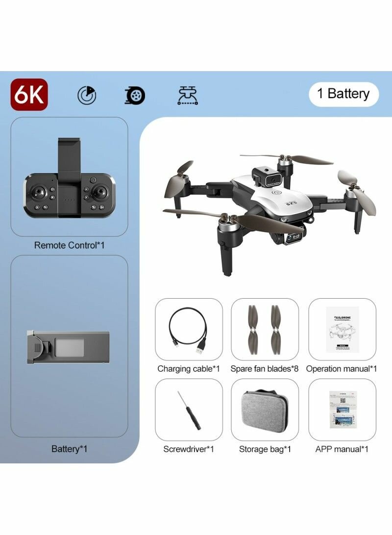 DRONE 4K 480P HD DUAL CAMERA