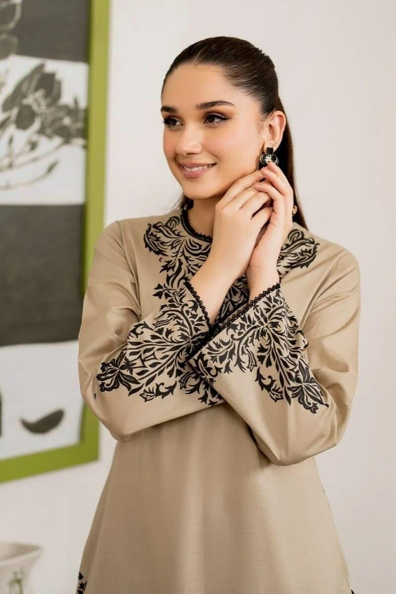 2 Pcs Woman's Unstitched Suit