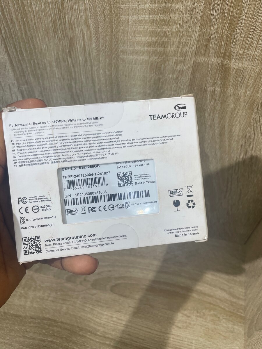 Team group 256Gb CX2 classic solid state drive