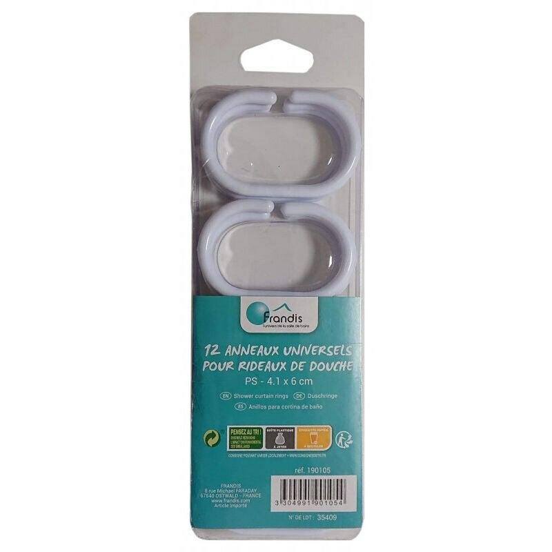 Anneaux de rideau de douche Frandis