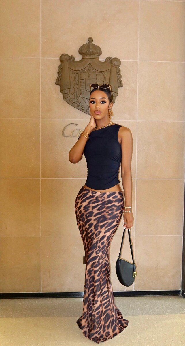 Jupe longue élégante femme