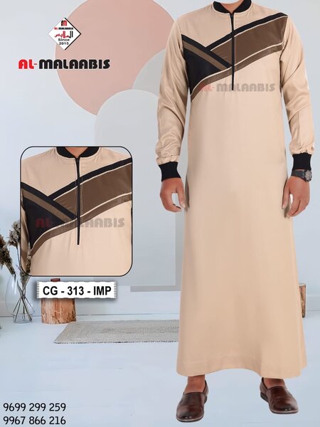 Thobe Homme Élégant Confort