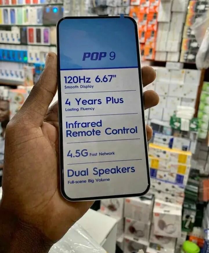 TECNO Pop 9 - 128Go, 6.67"