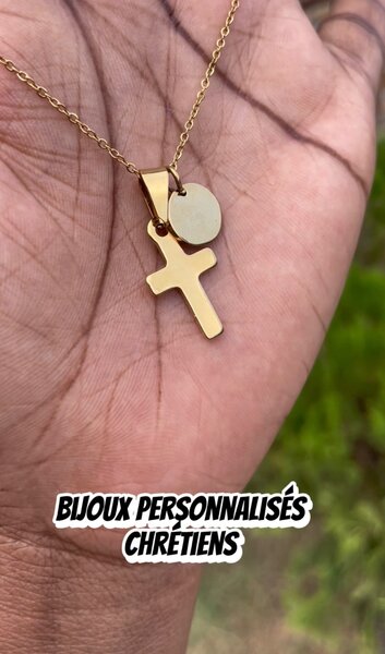 Collier Croix Personnalisé
