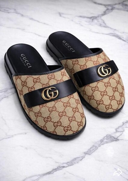 Chaussons Gucci en cuir