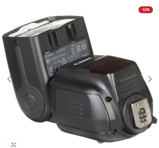 Canon Speedlite 430EX III-RT External Flash – Black