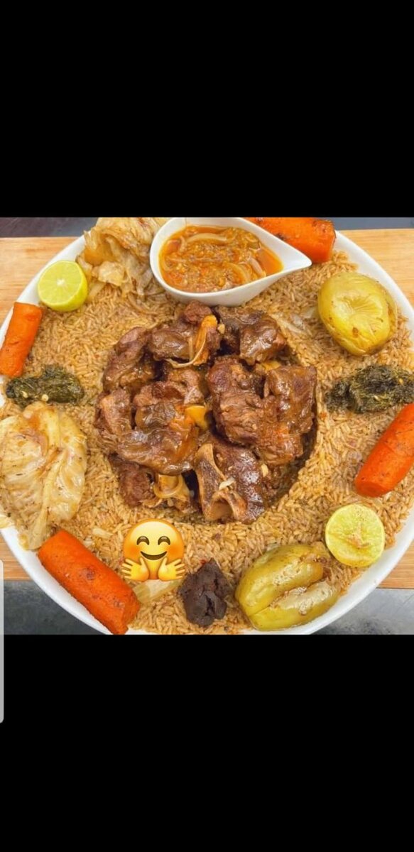 Riz épicé avec viande