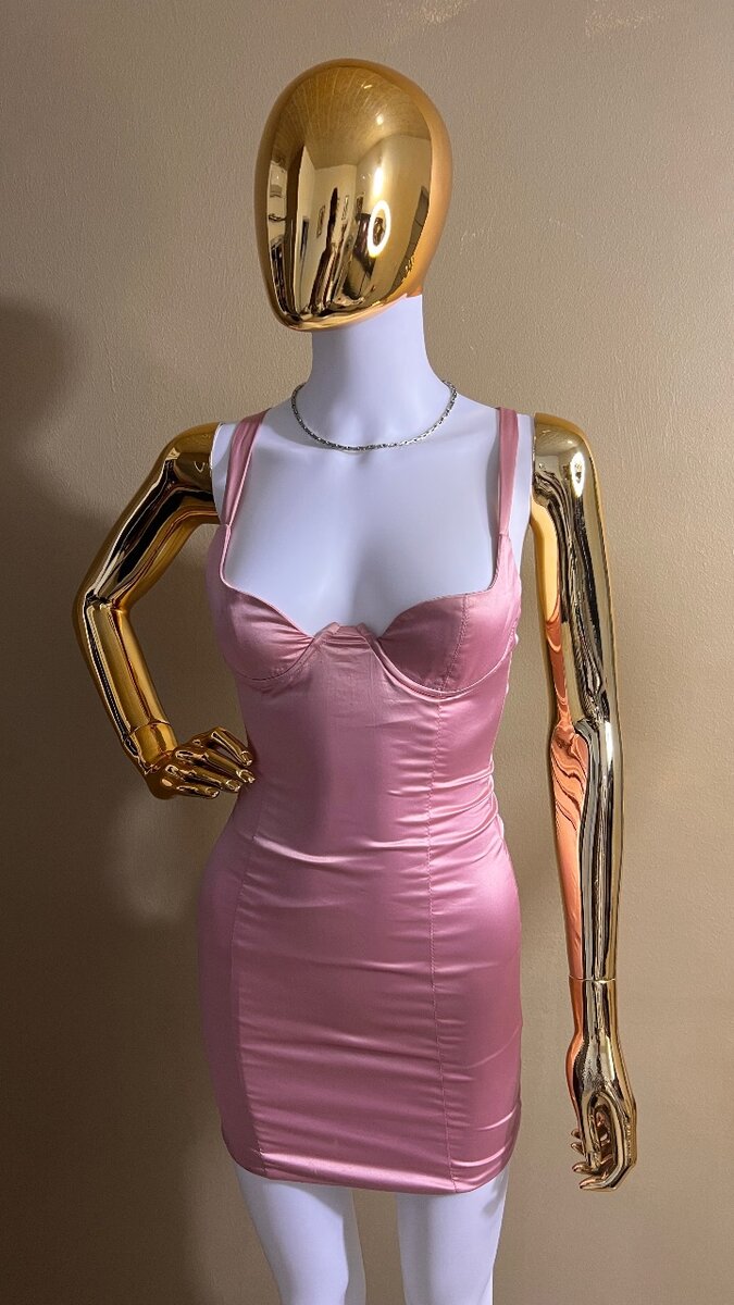 Robe Soyeuse Rose Cocktail