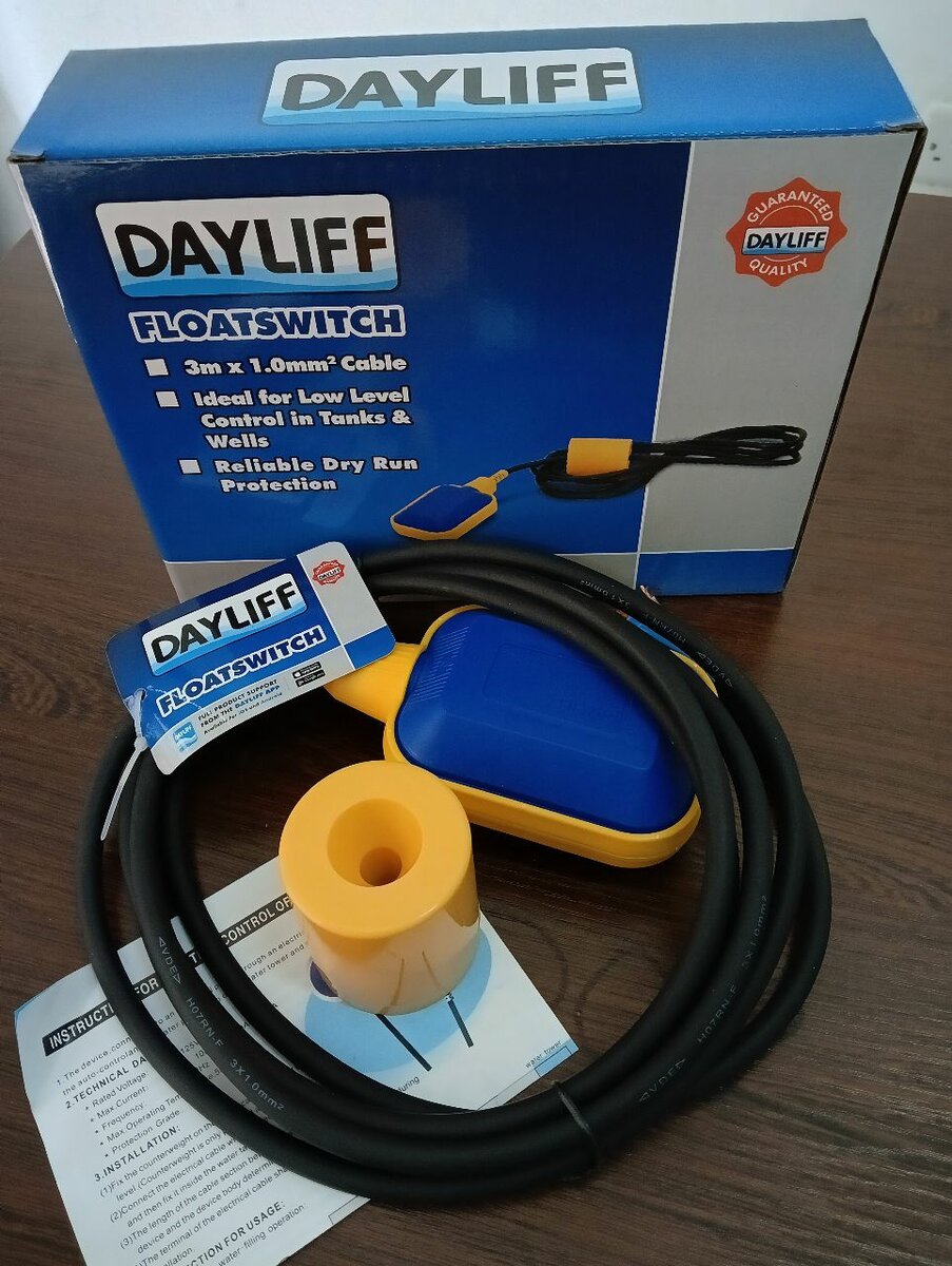 DAYLIFF FLOAT SWITCH