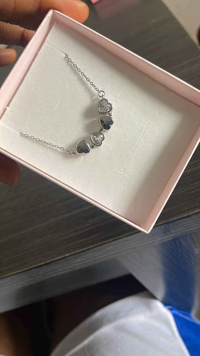 Collier Coeur Argent Élégant