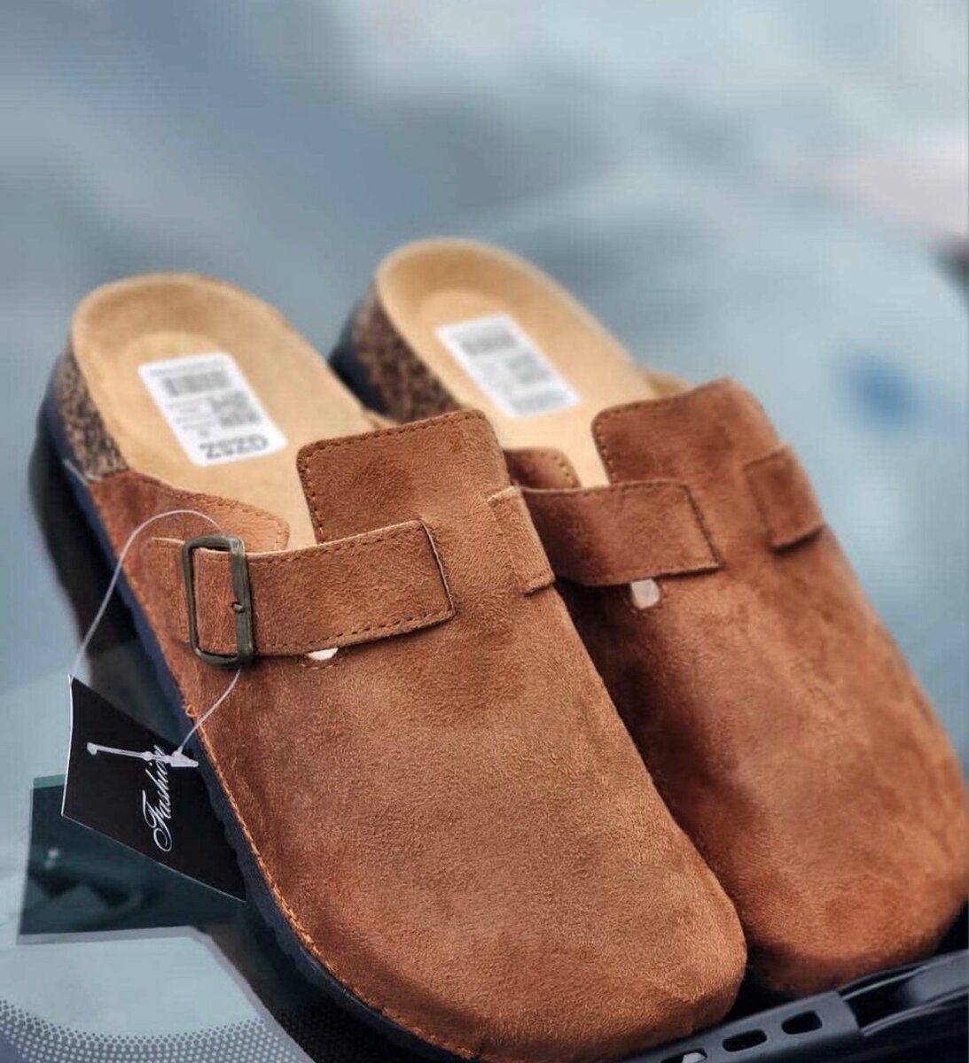 Sabots en daim confortables