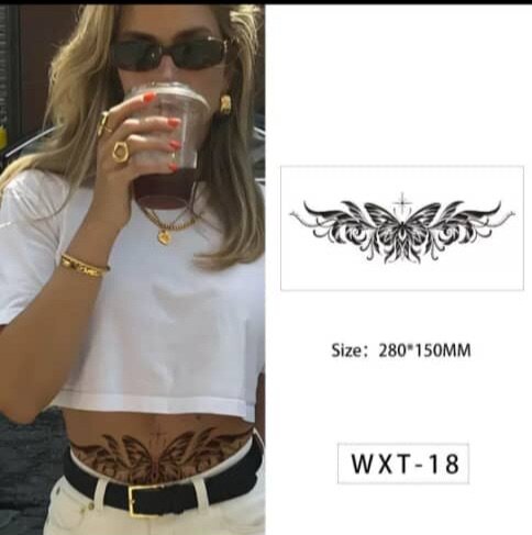 Semi permanent tattoo stickers