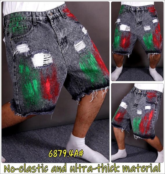 Shorts en jean tendance déchiré