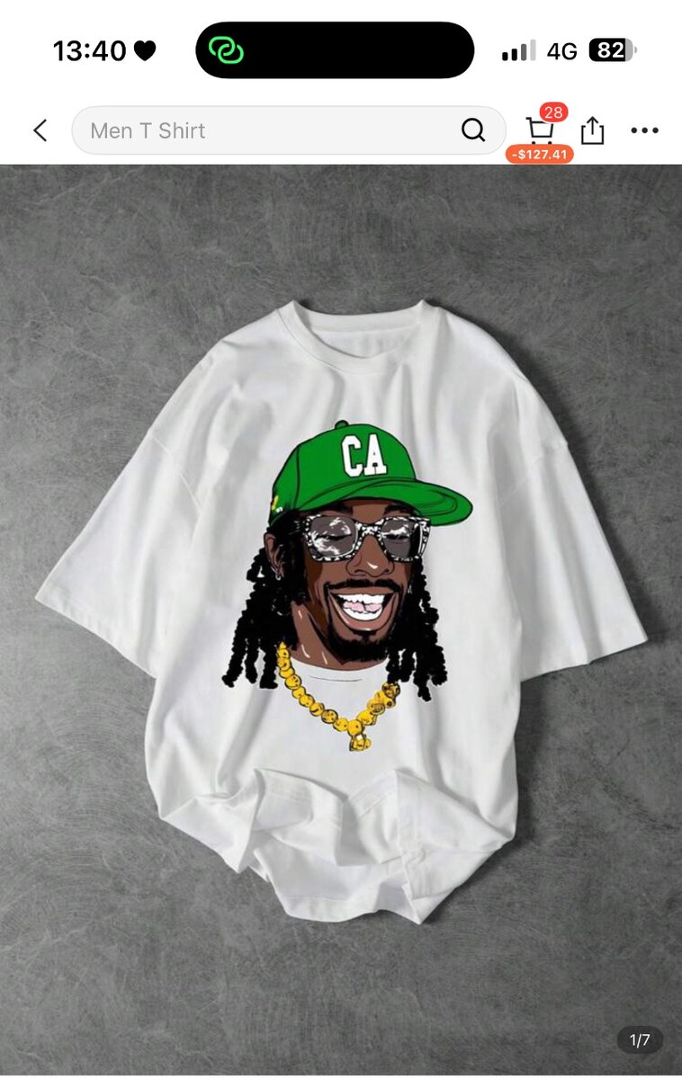 T-shirt homme imprimé graphique