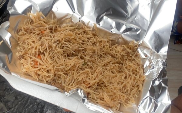 Galettes jaune au poisson