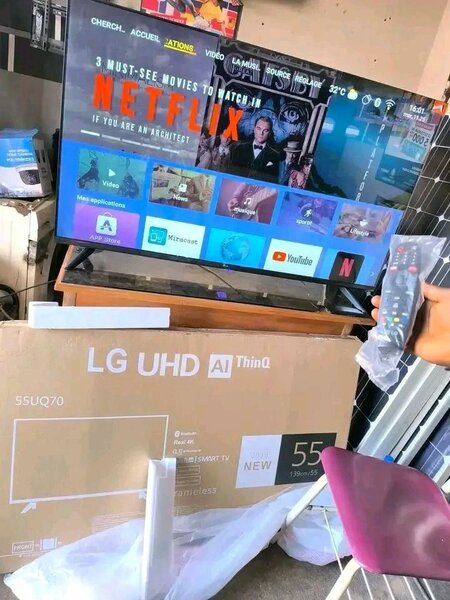 Télévision LG UHD 55 pouces