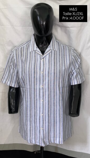 Chemise Rayée Homme M&S