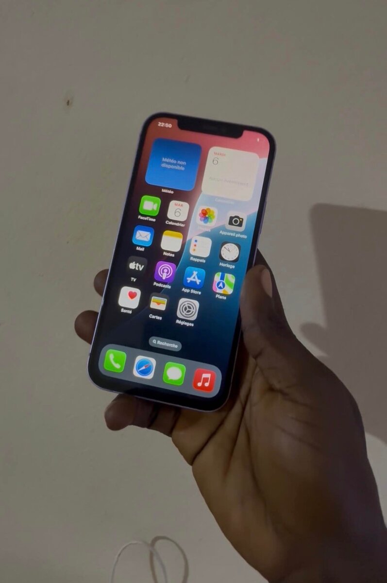 iPhone 12 violet puissant