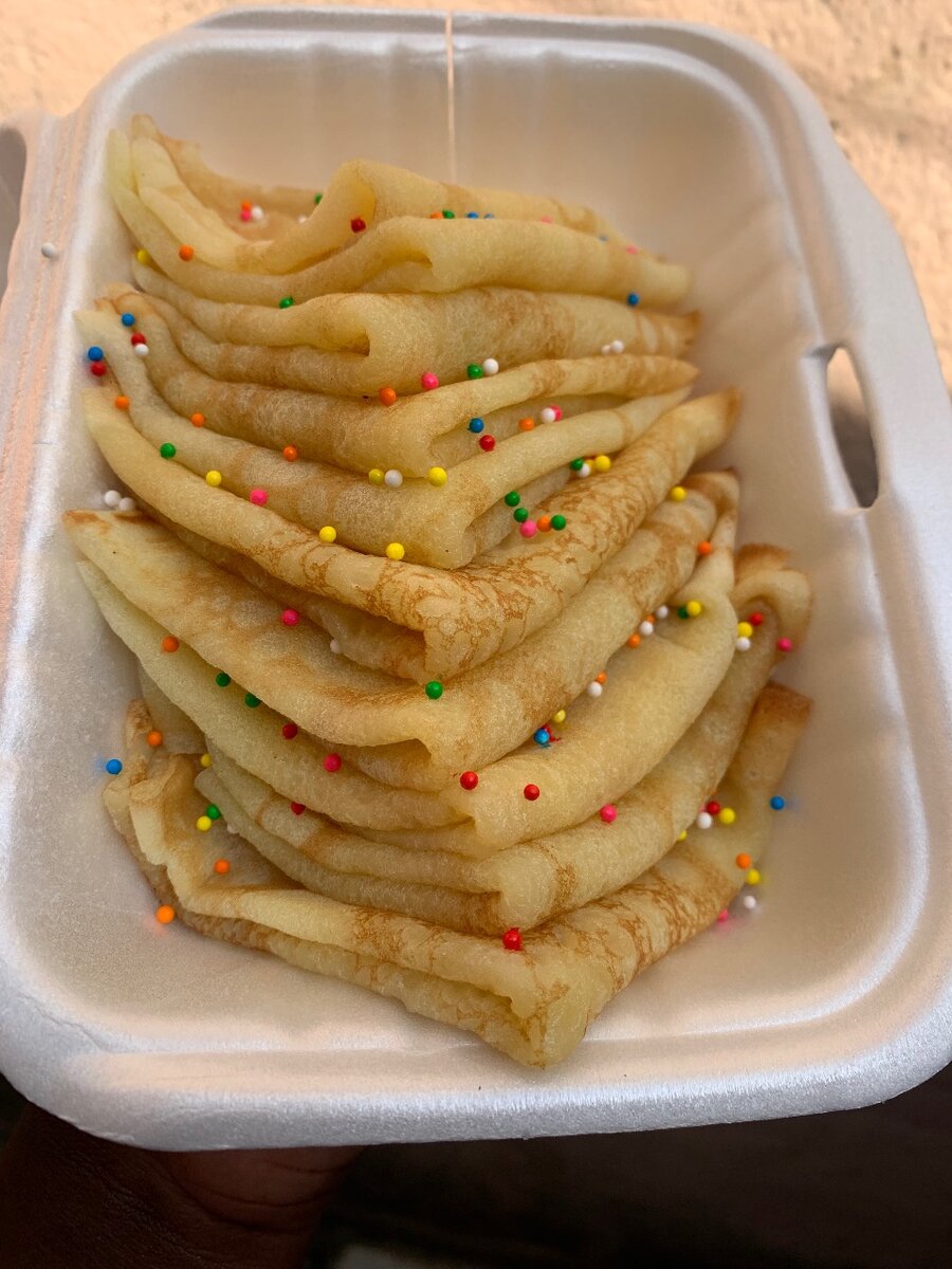 Crêpes moelleuses aux perles