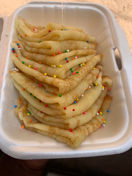 Crêpes moelleuses aux perles