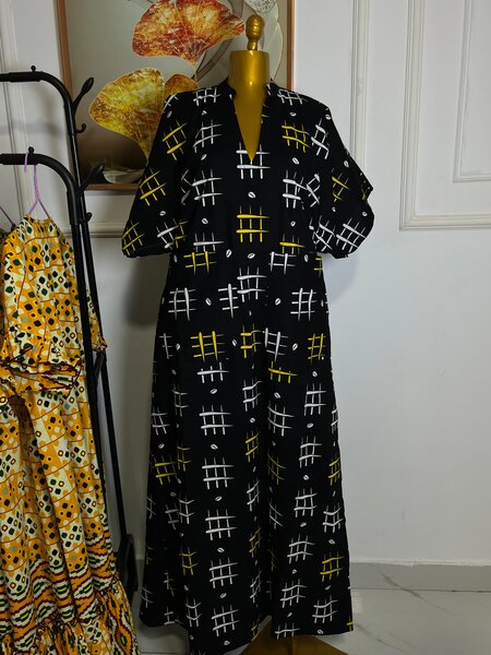 Robe longue ethnique chic