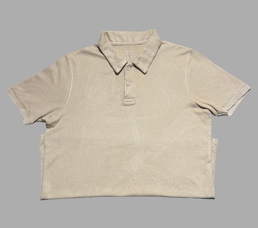 Polo en coton beige Splash