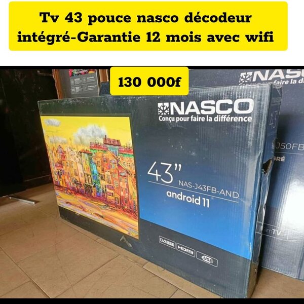 Téléviseur 43" Nasco Android 11