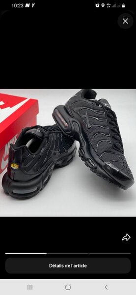 Baskets Nike Air Max noires